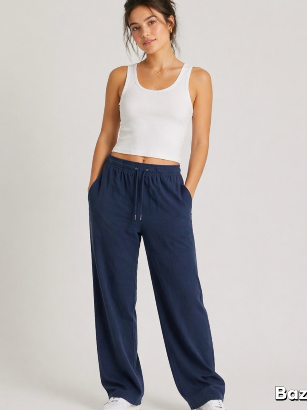 SZ XL Navy Blue Drawstring Sweat Pants by HASTING & SMITH